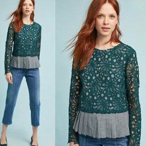 NWOT Anthropologie MAEVE Gabriella Lace Top